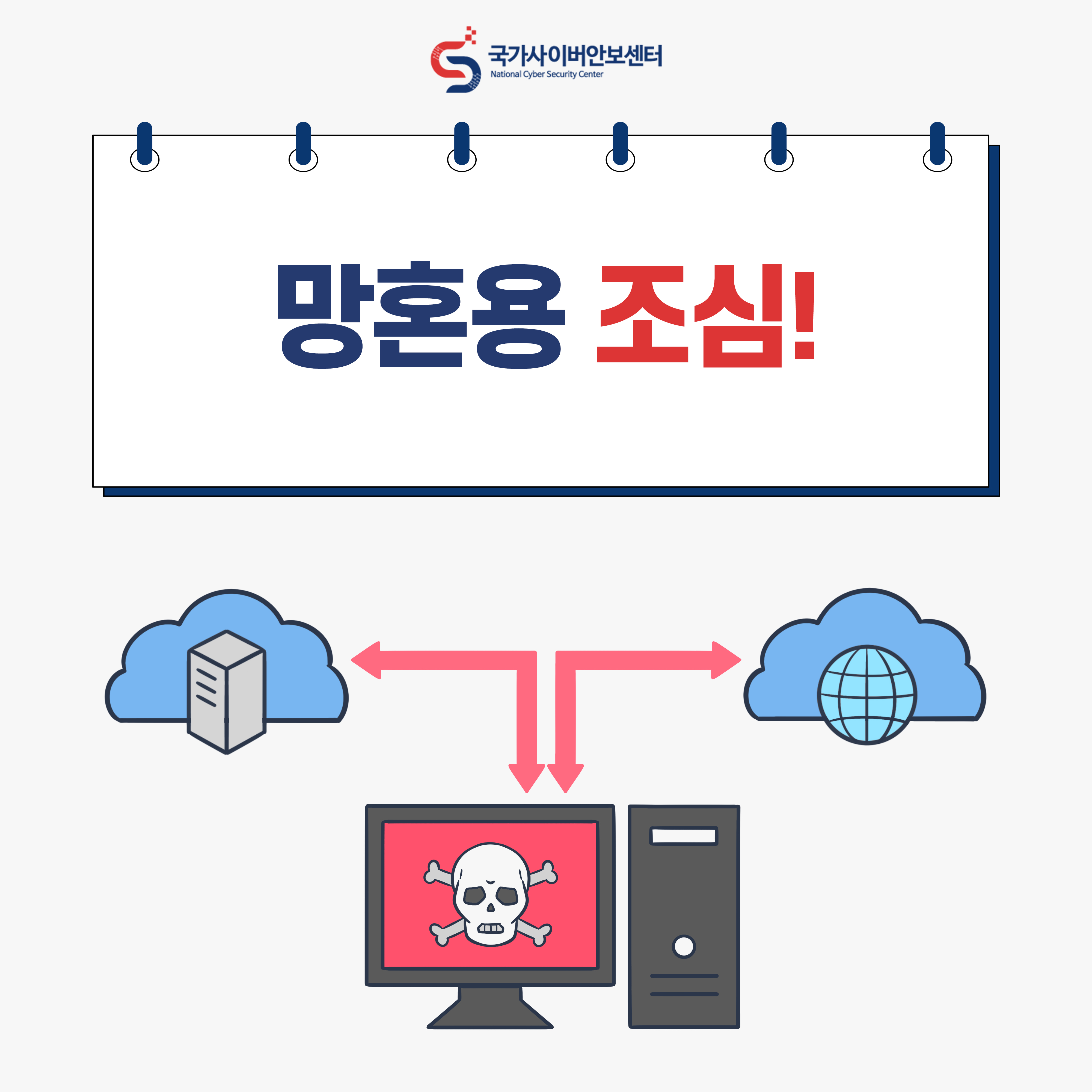 망혼용 단말의 진입경고